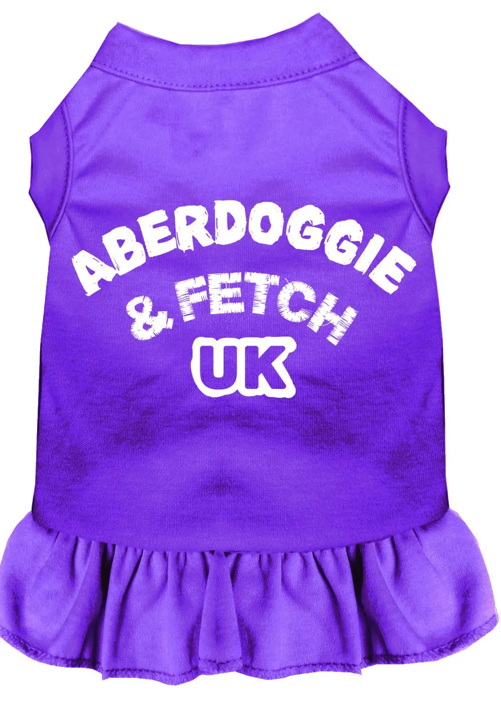 Aberdoggie Uk Screen Print Dress Purple Xl (16)