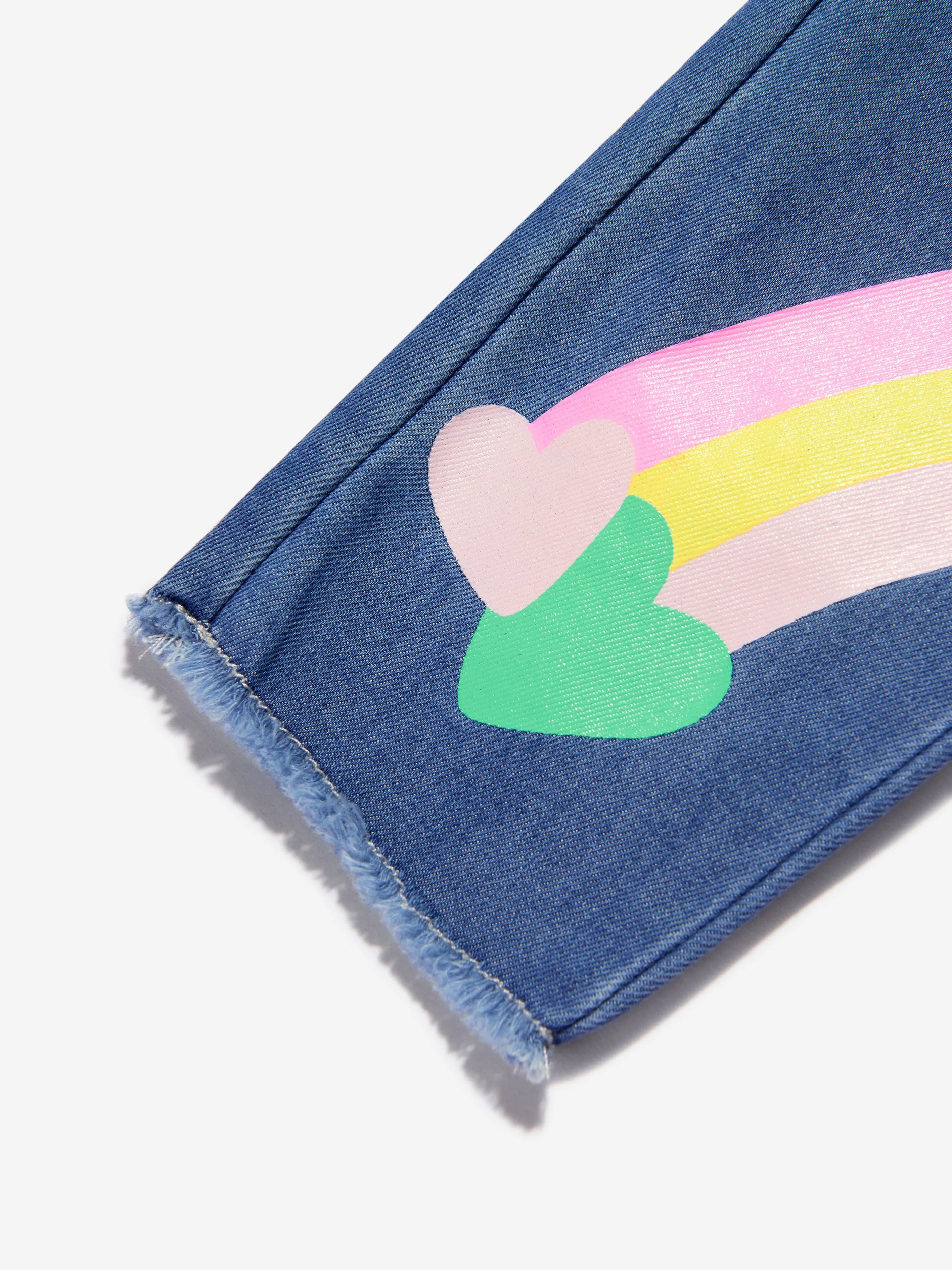 Billieblush Baby Girls Rainbow Jeans in Blue