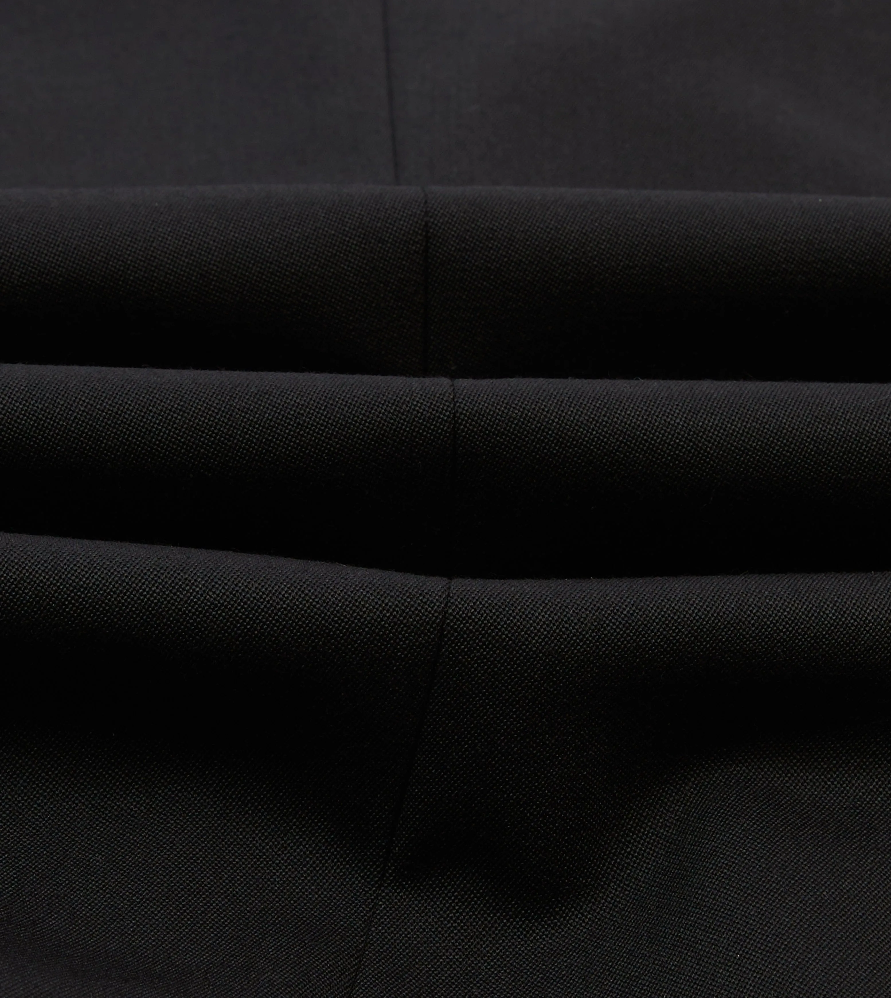 Black Barathea Wool Double-Breasted Dinner Jacket