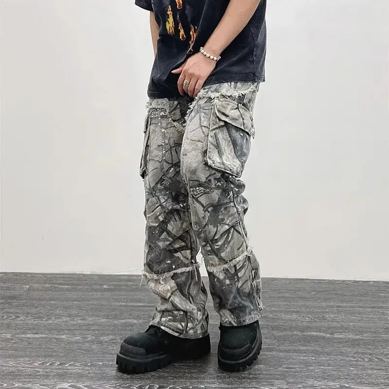 Camouflage  Baggy Jeans^