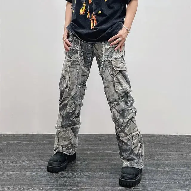 Camouflage  Baggy Jeans^