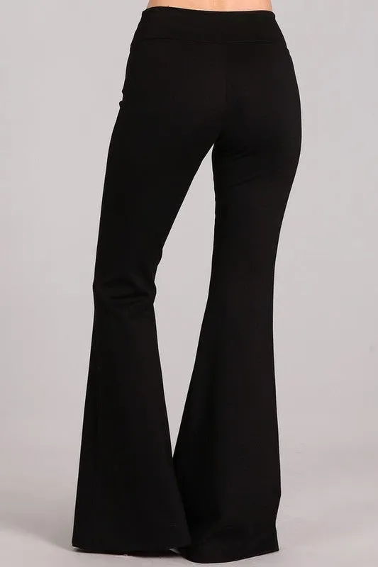 Chatoyant Black Ponte Tummy Slimming Pants