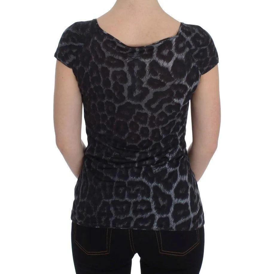 Chic Leopard Modal Top by Cavalli