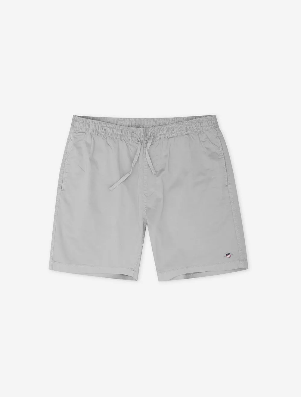 Drawstring Logo Shorts Mid Grey