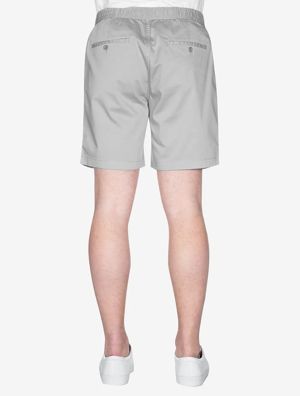 Drawstring Logo Shorts Mid Grey