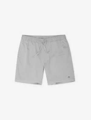 Drawstring Logo Shorts Mid Grey