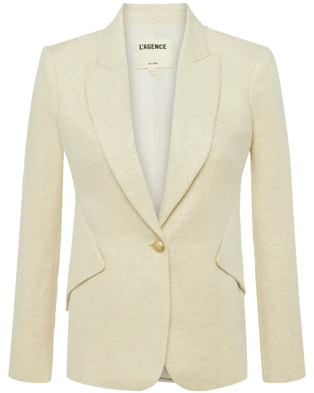 Ecru and Gold Chamberlain Blazer