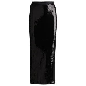 Eluxia Relaxed Fit Sequin Maxi Skirt 50527005