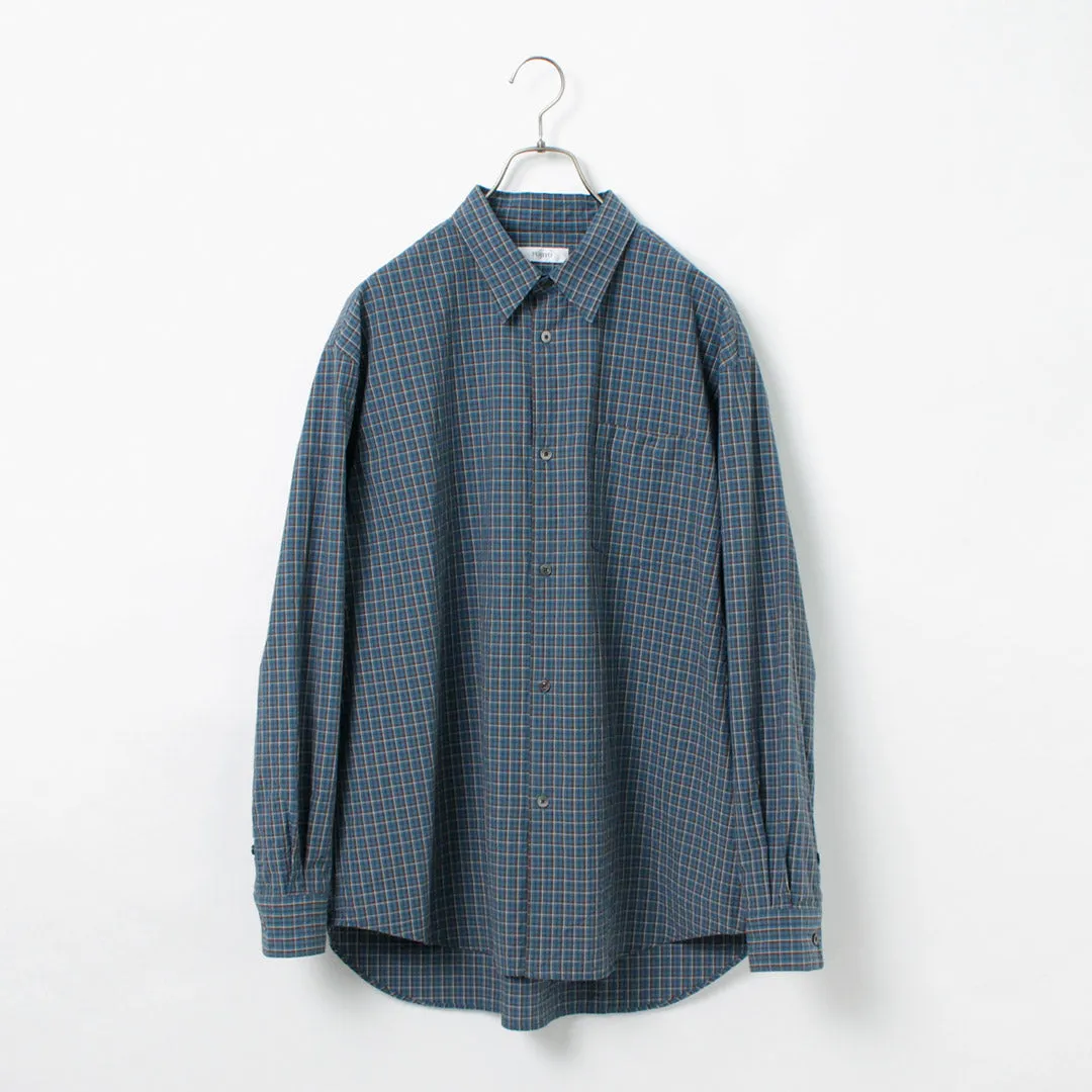 FUJITO / Big Size Shirt Small Check