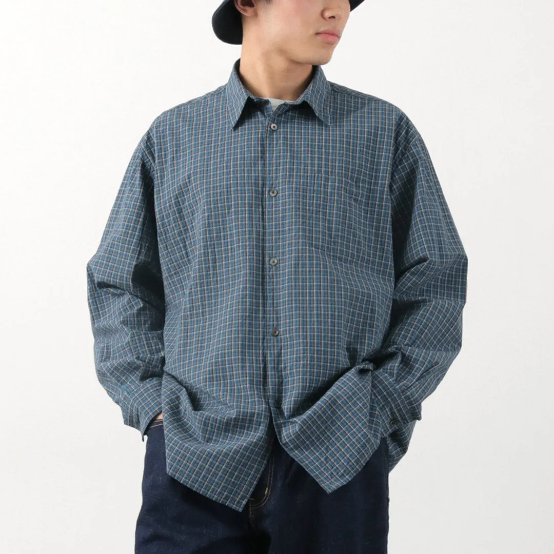 FUJITO / Big Size Shirt Small Check