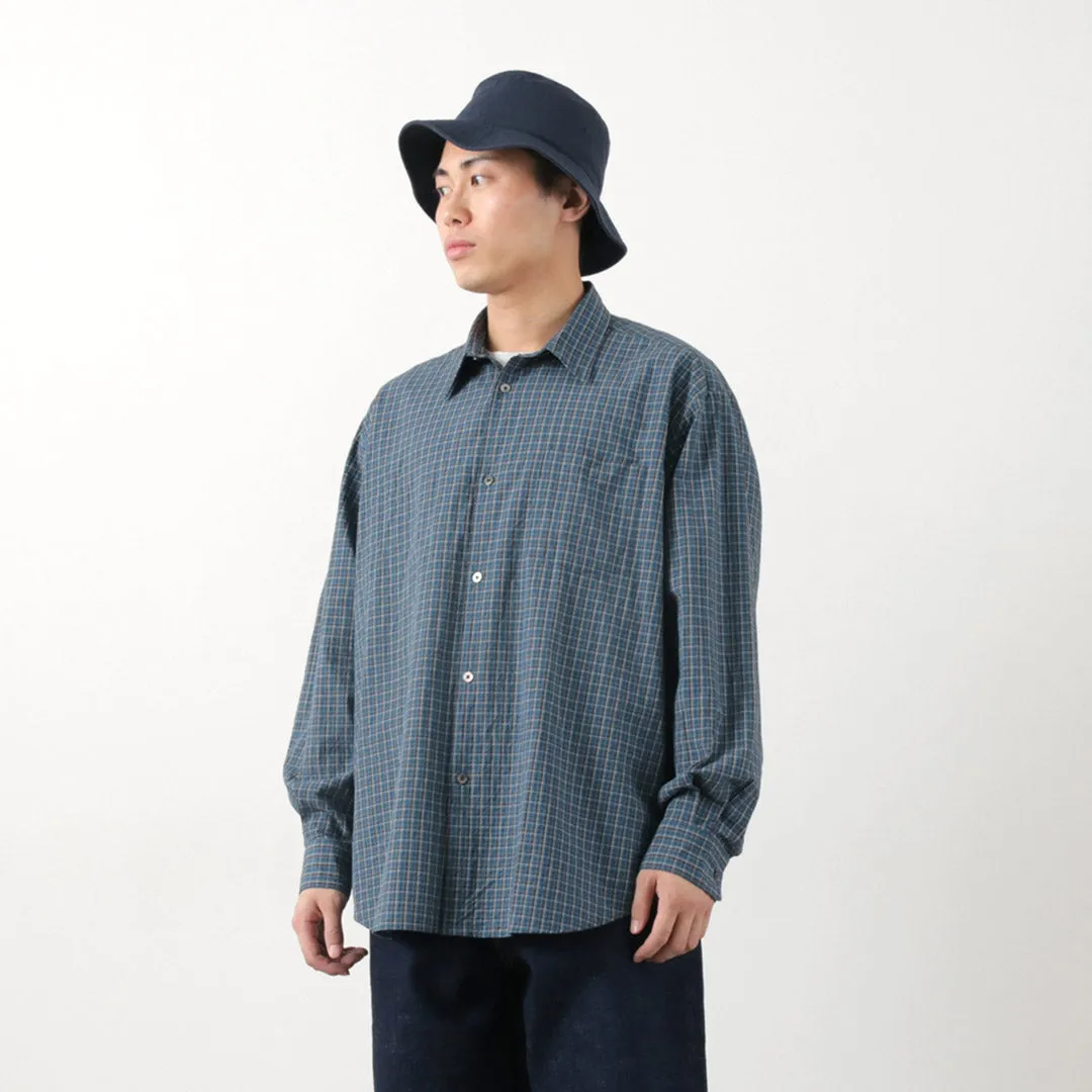 FUJITO / Big Size Shirt Small Check