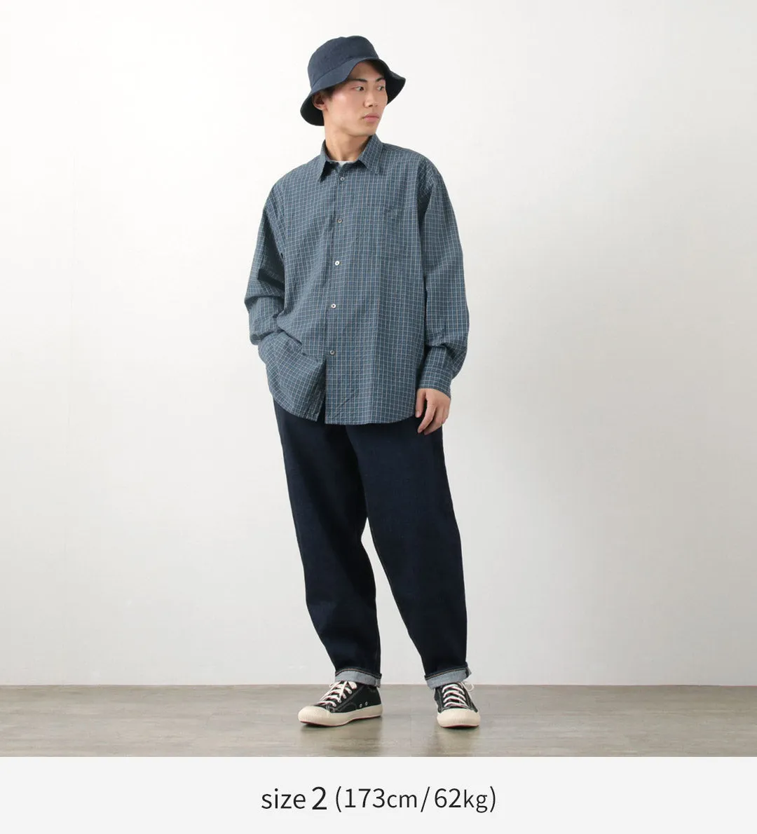 FUJITO / Big Size Shirt Small Check