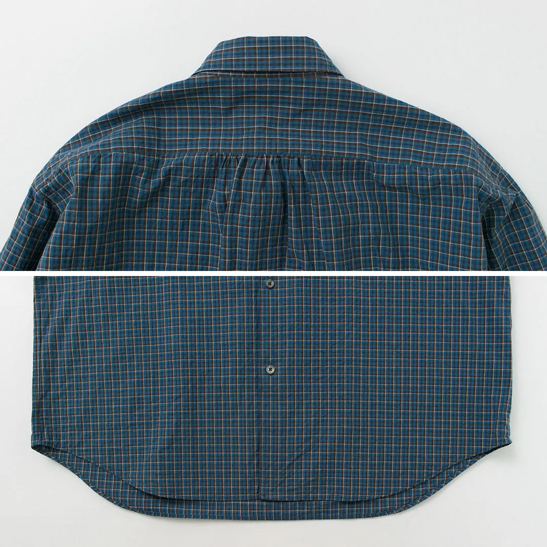 FUJITO / Big Size Shirt Small Check