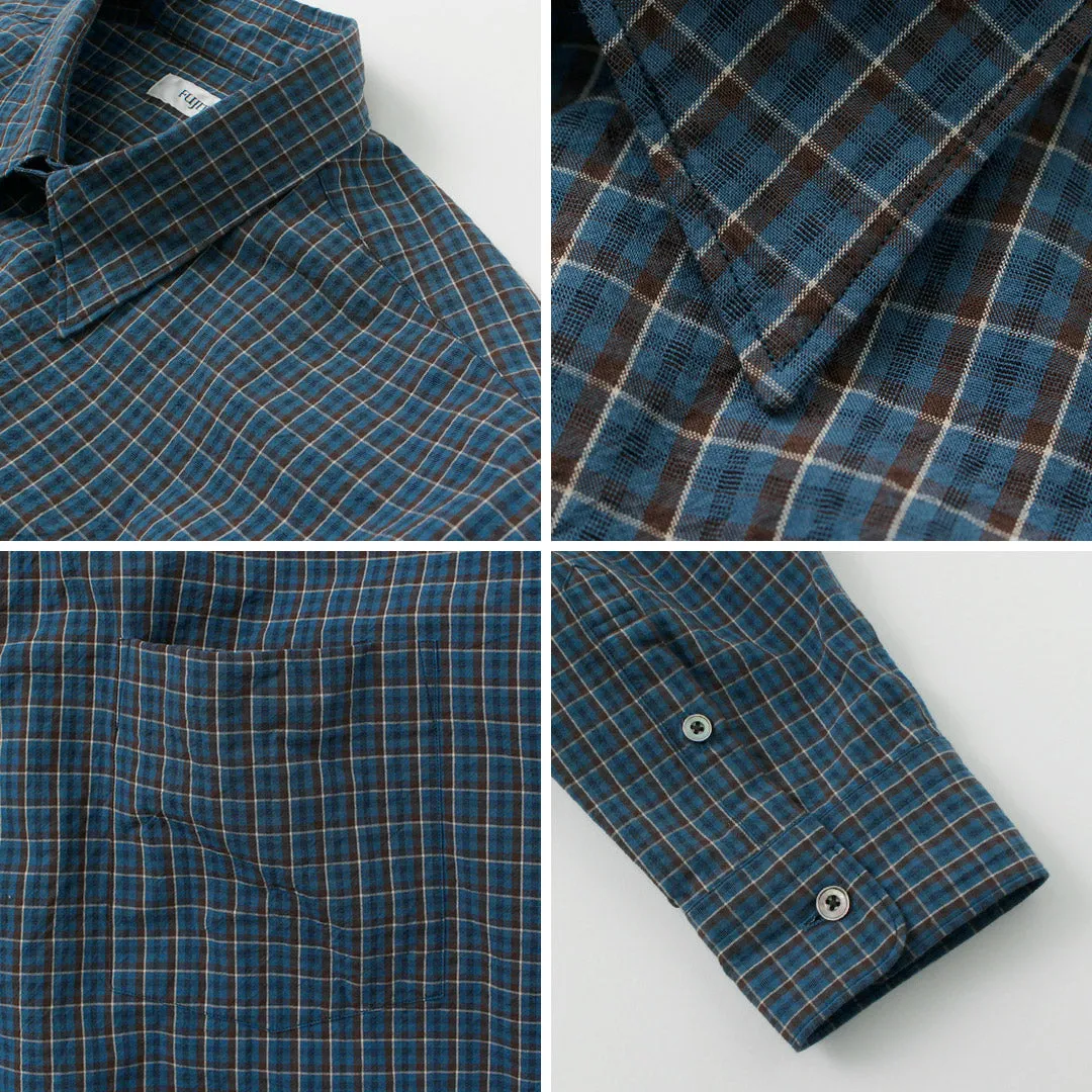 FUJITO / Big Size Shirt Small Check