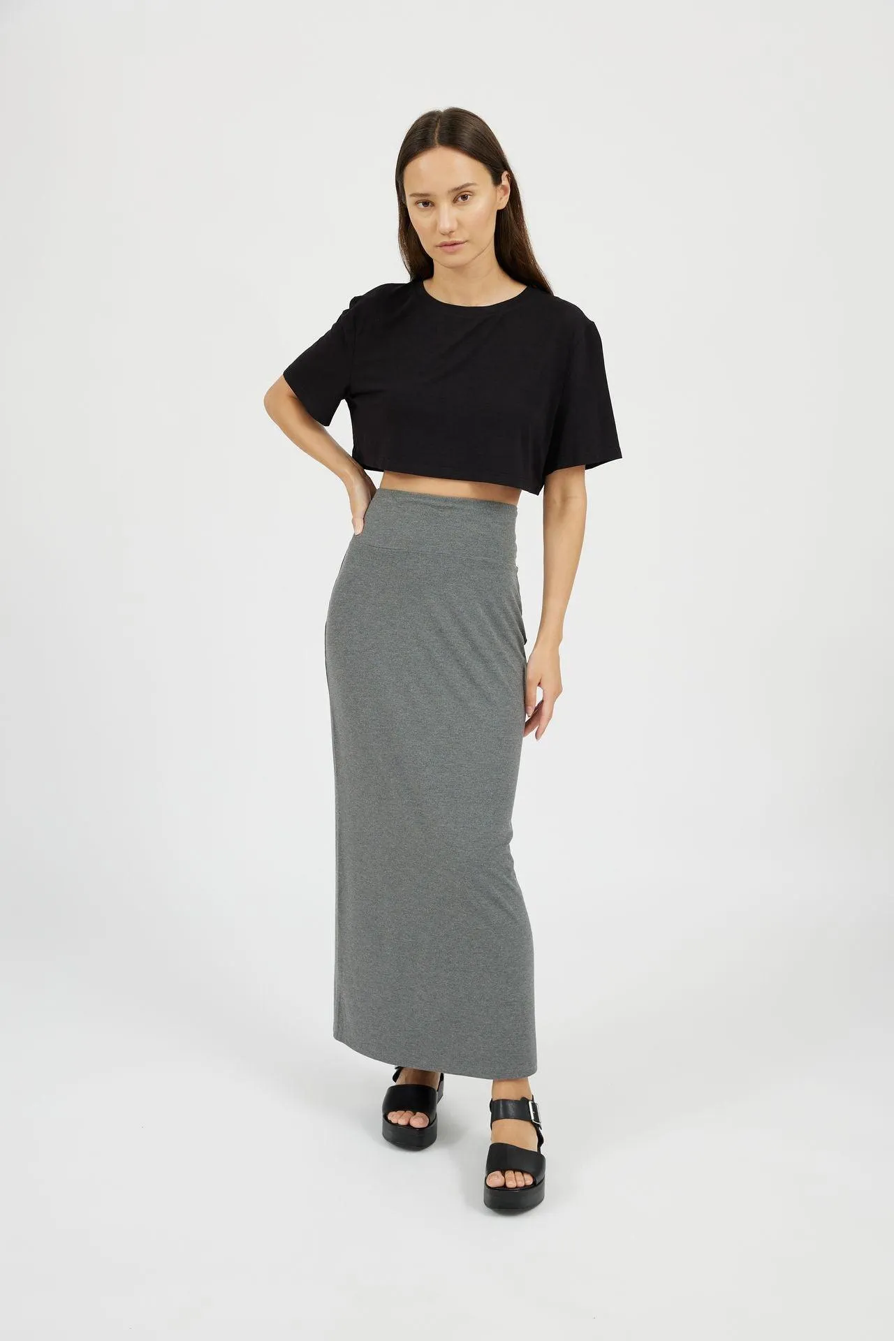 High Waisted Pencil Skirt