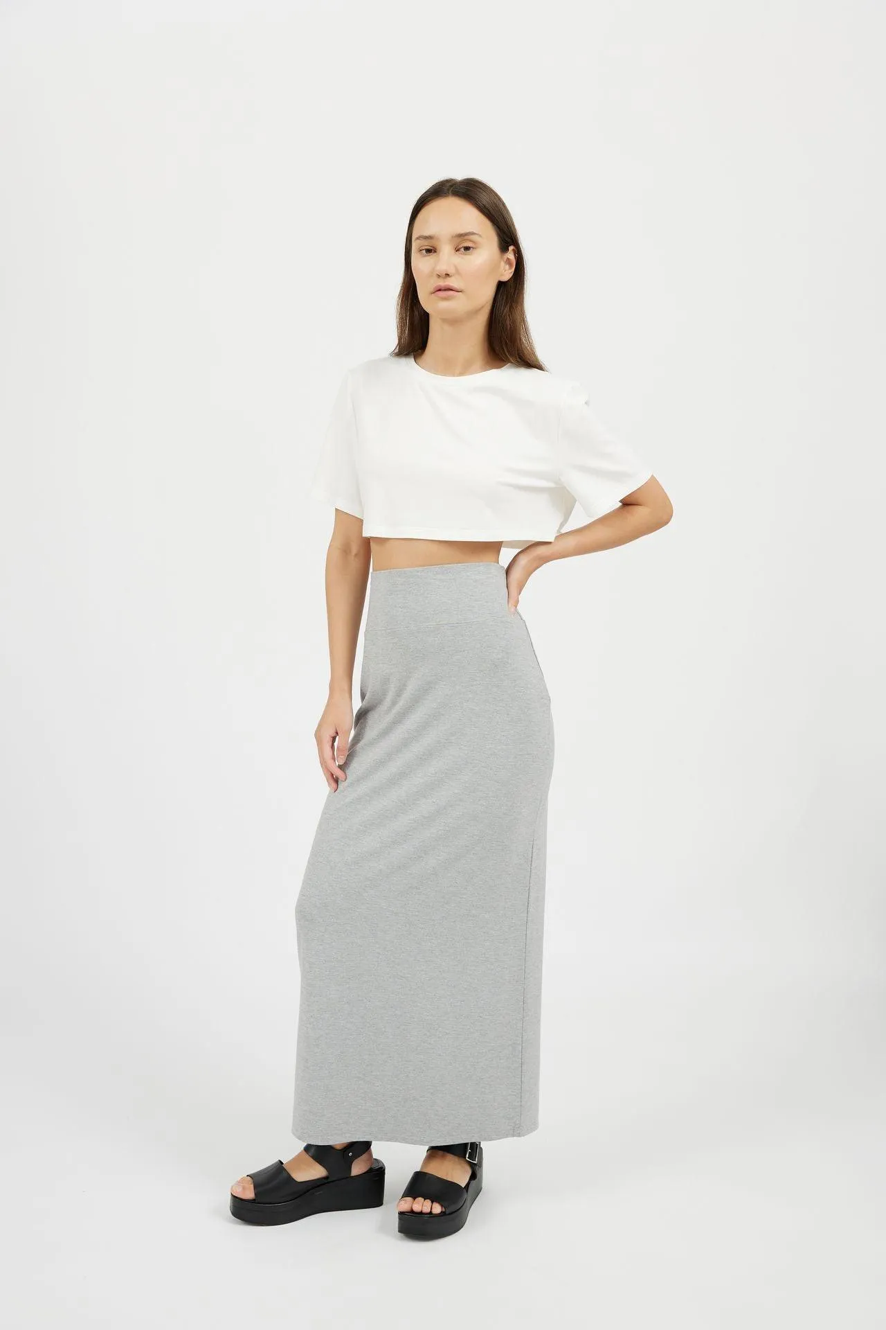 High Waisted Pencil Skirt