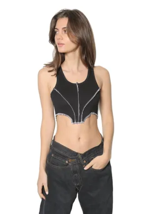 iamkoko - "Rib Corset" - Stylish Fashionable Modern