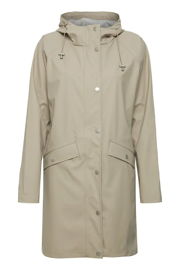 ICHI Tazi Doeskin Raincoat