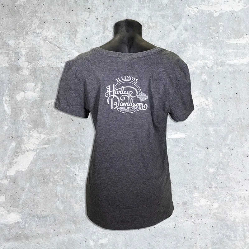 Illinois Harley Davidson- Keel Ladies Shirt