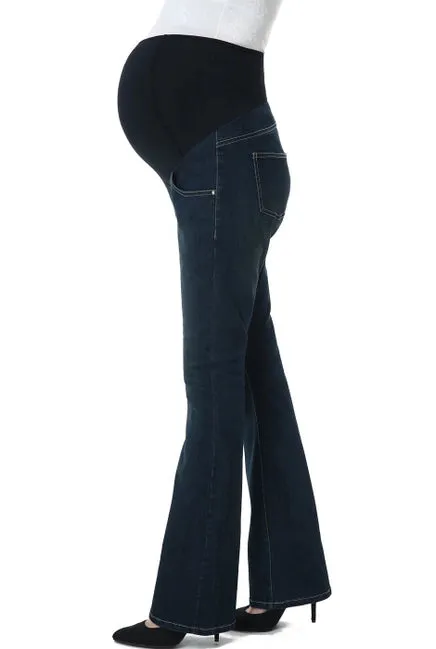 Kimi   Kai Maternity "Leni" Modern Boot Cut Denim Jeans