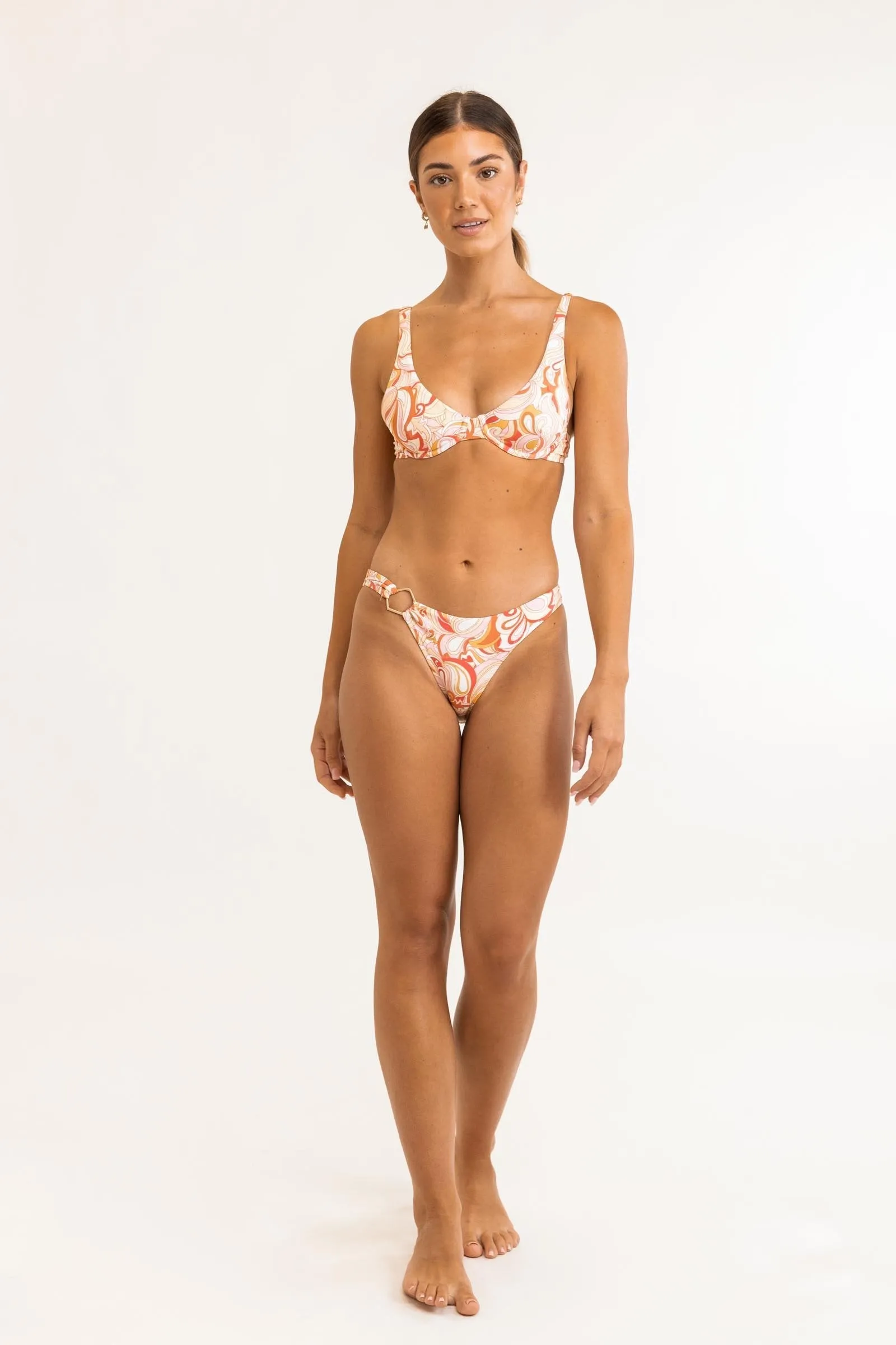 Las Palmas Underwire Top Rose