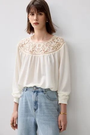 LILY Chic Lace Pullover