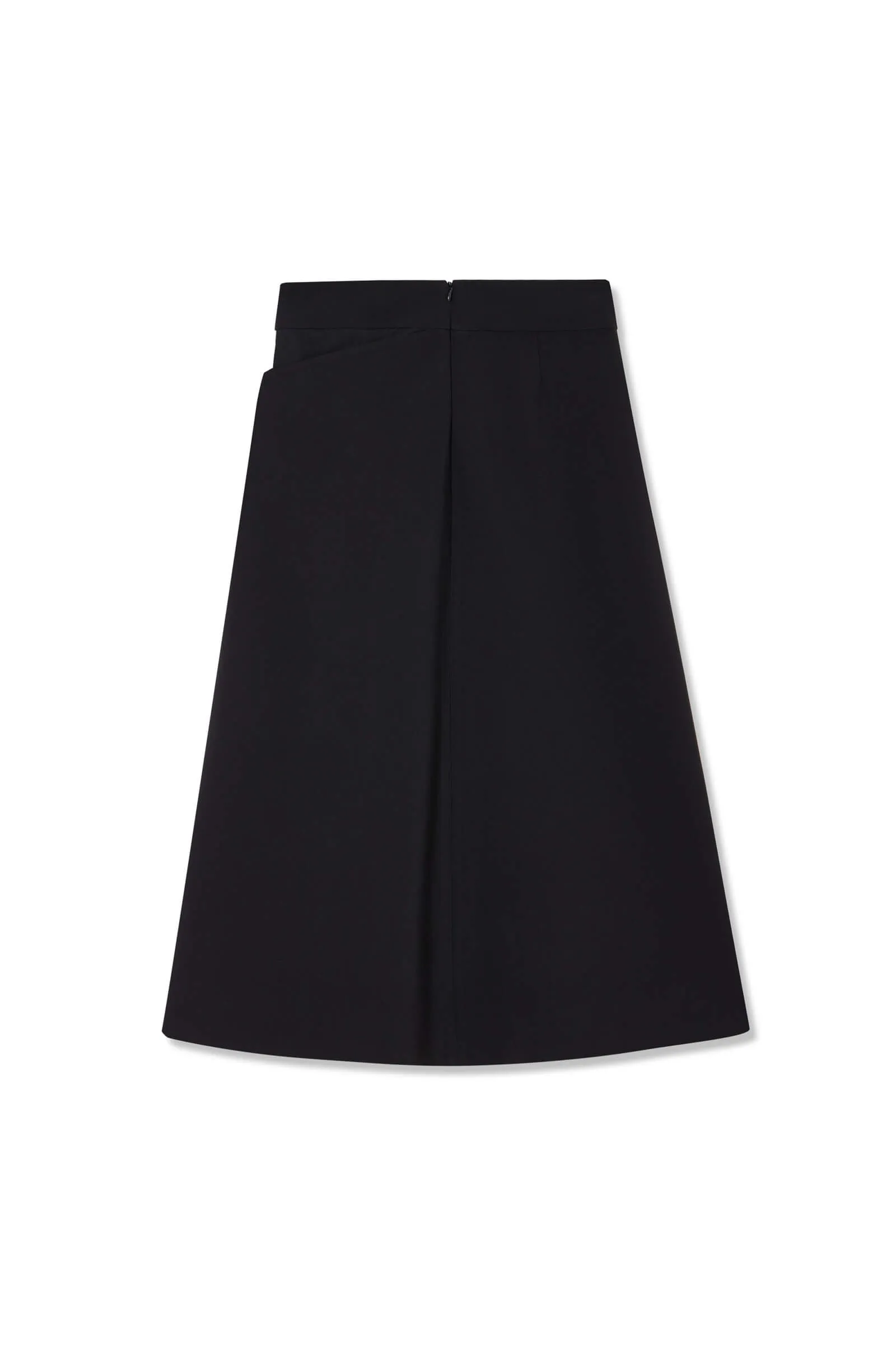 LILY Draped A-line Skirt