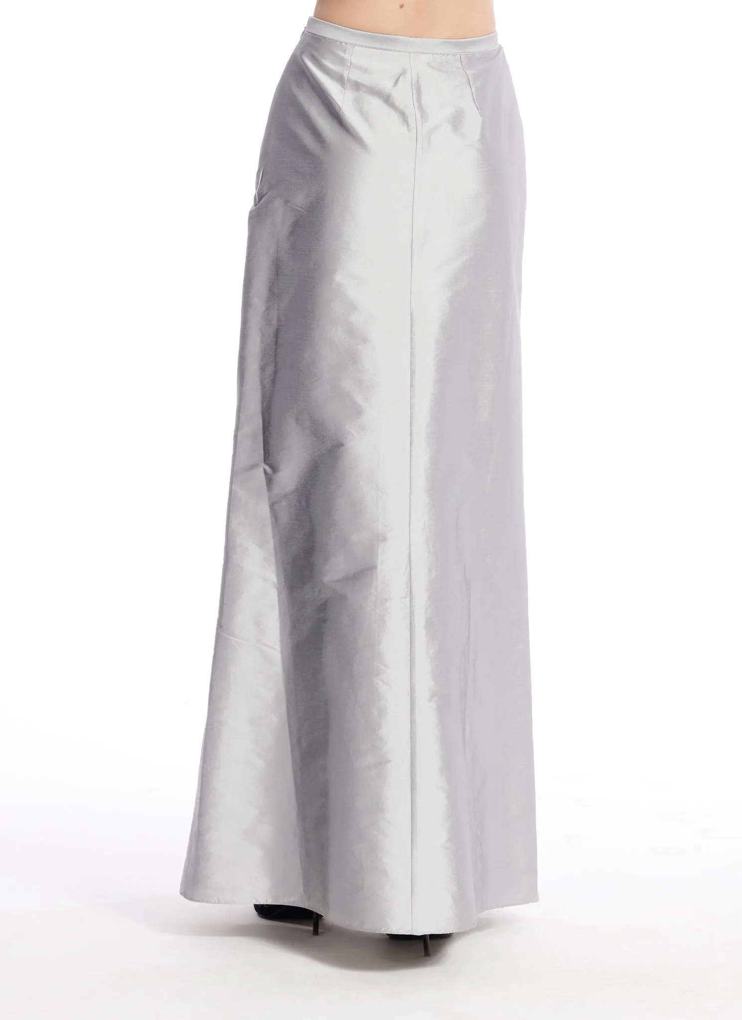 Long Taffeta Skirt