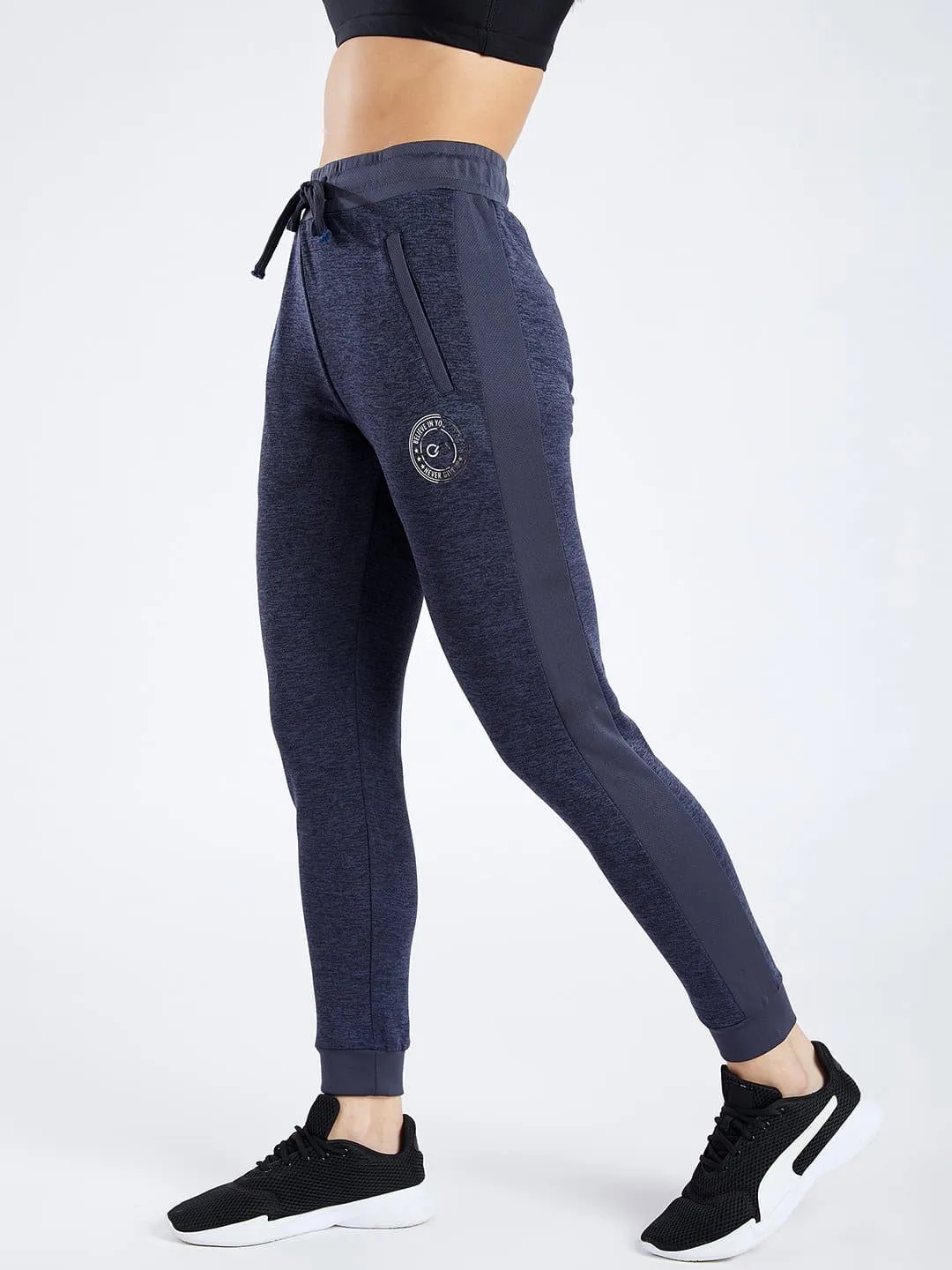 Navy Blue Marl All Day Joggers