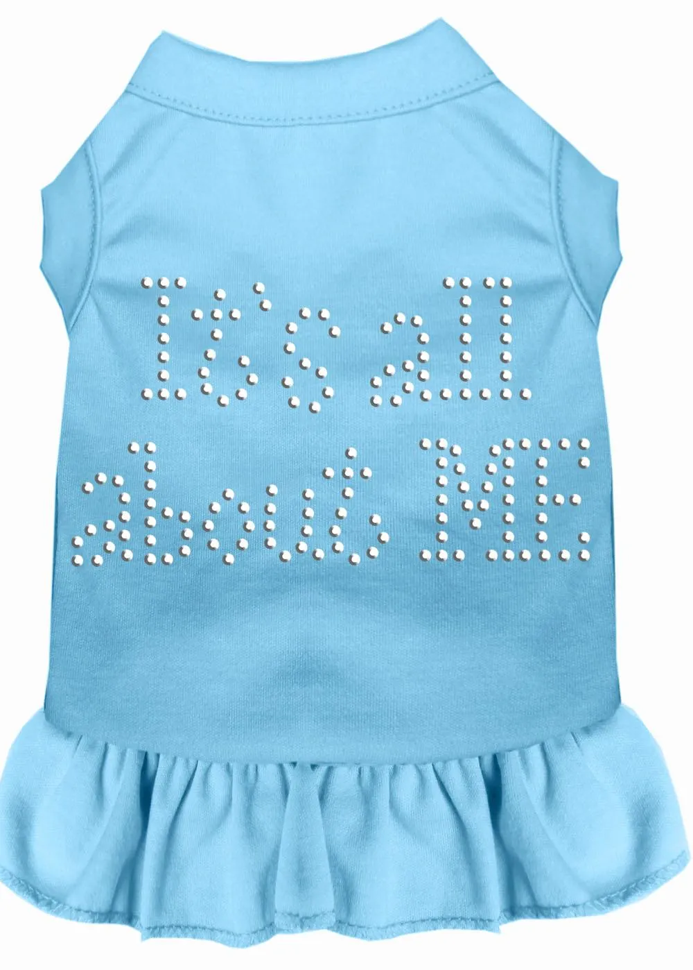 Rhinestone All About Me Dress Baby Blue Sm (10)