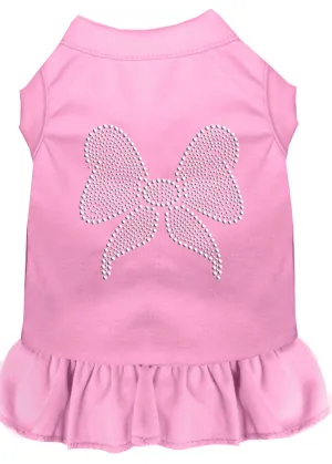 Rhinestone Bow Dress Light Pink 4x (22)