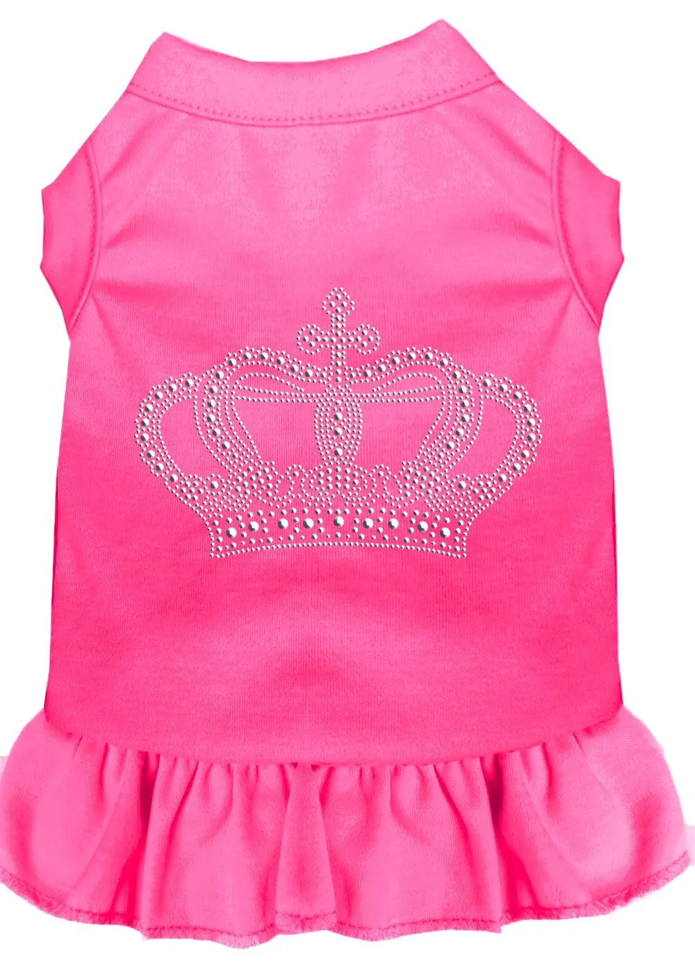 Rhinestone Crown Dress Bright Pink 4x (22)