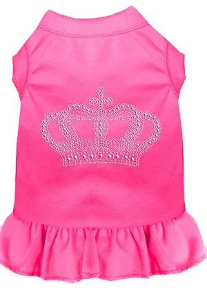 Rhinestone Crown Dress Bright Pink Xs (8)