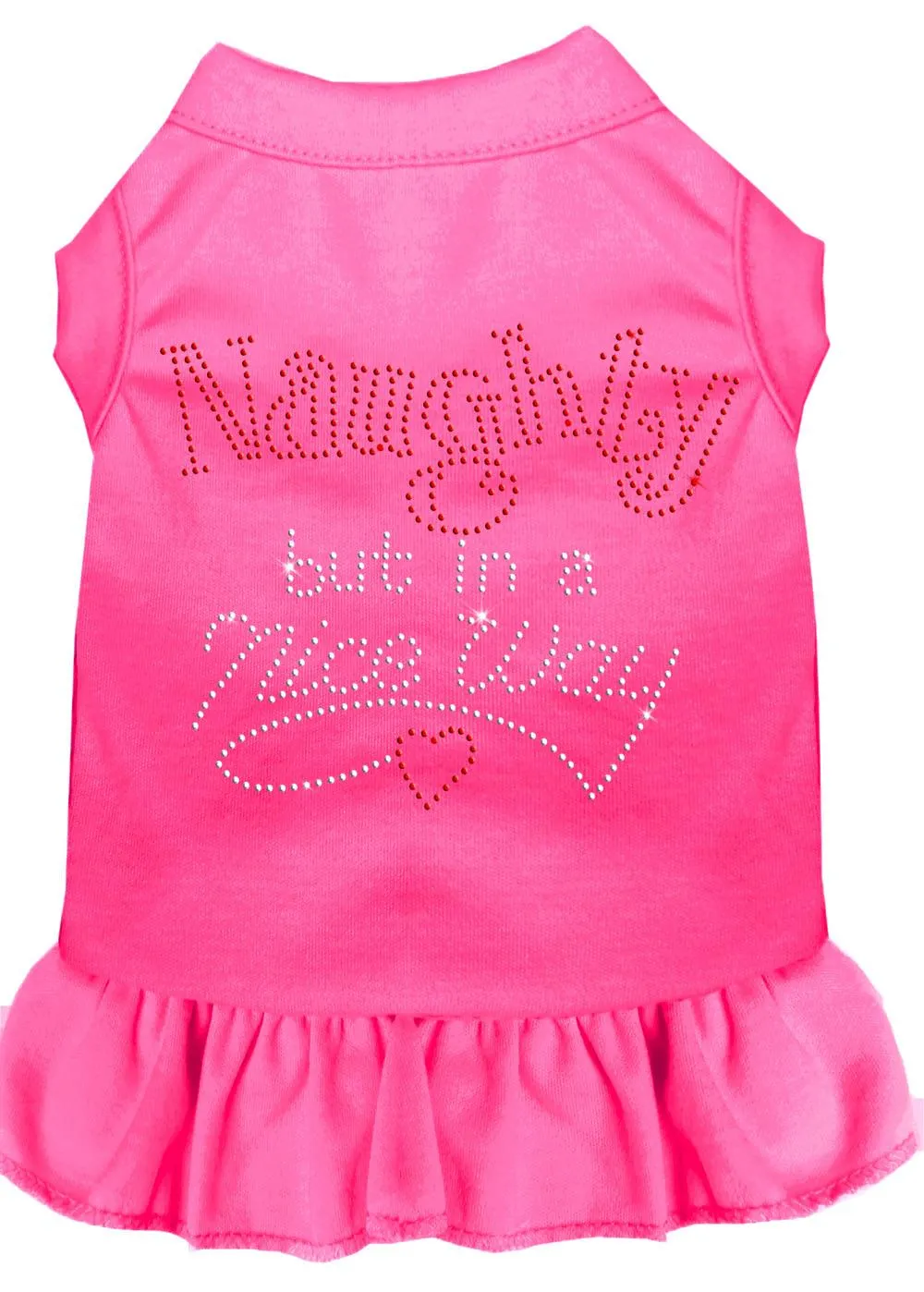 Rhinestone Naughty But In A Nice Way Dress Bright Pink Xxl (18)