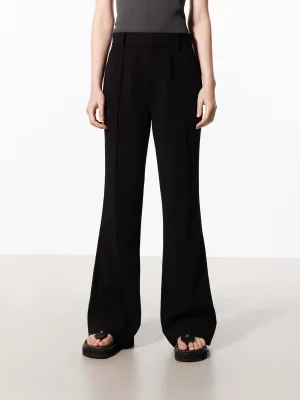 Seams Detail Slit Pants