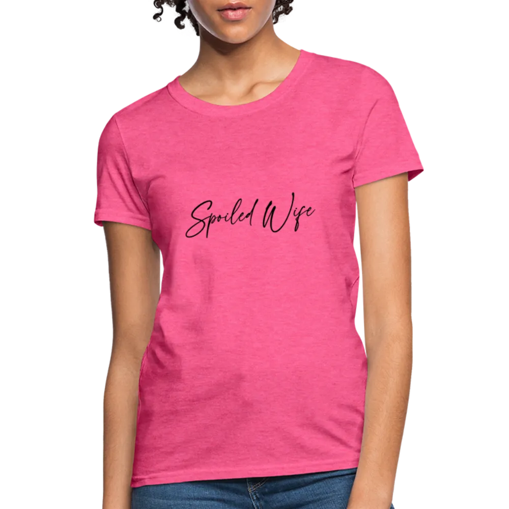 Spoiled Wife T-Shirt (Elegant Cursive Letters)