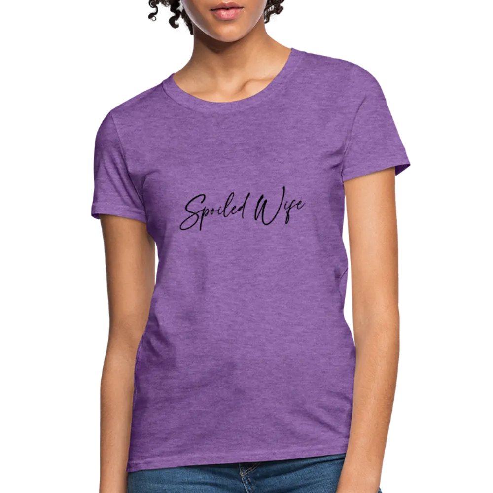 Spoiled Wife T-Shirt (Elegant Cursive Letters)