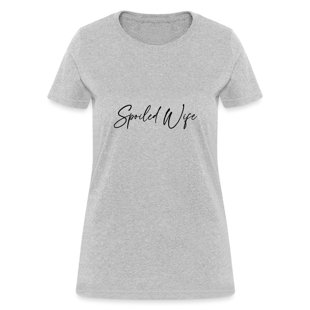 Spoiled Wife T-Shirt (Elegant Cursive Letters)