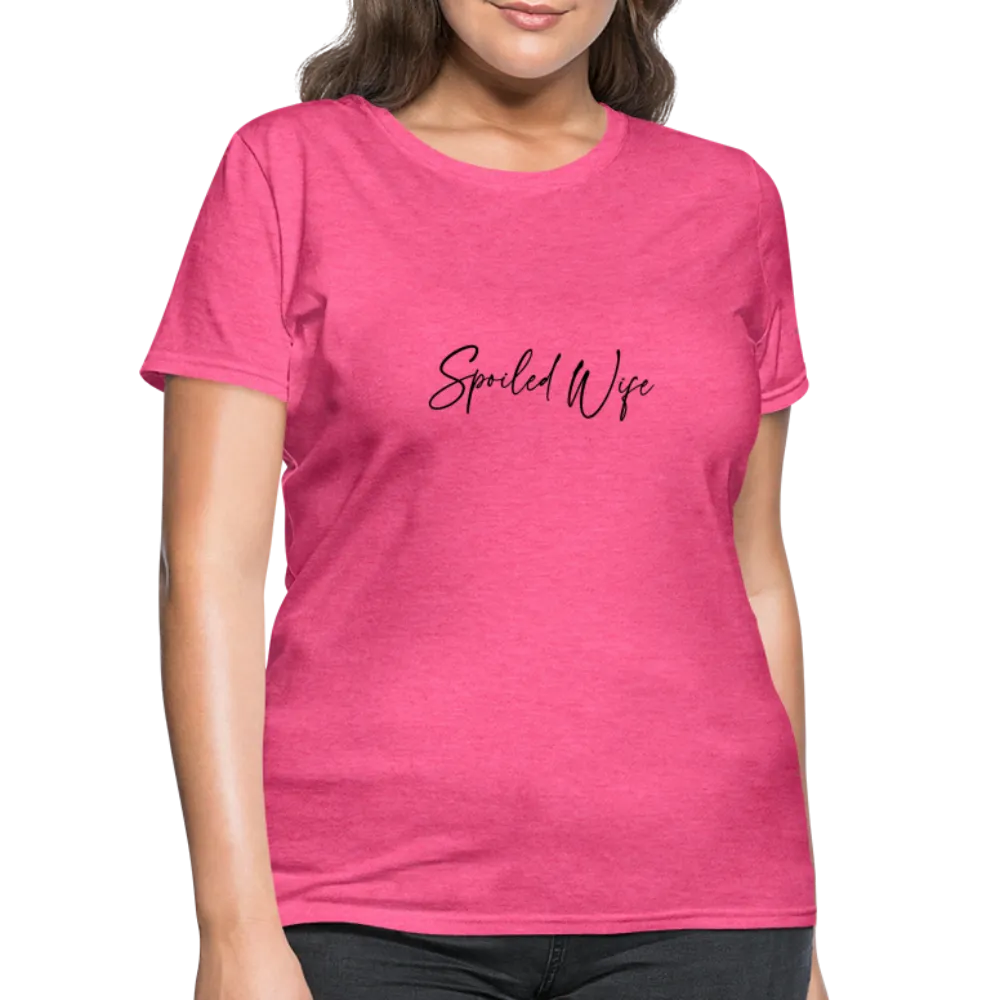 Spoiled Wife T-Shirt (Elegant Cursive Letters)