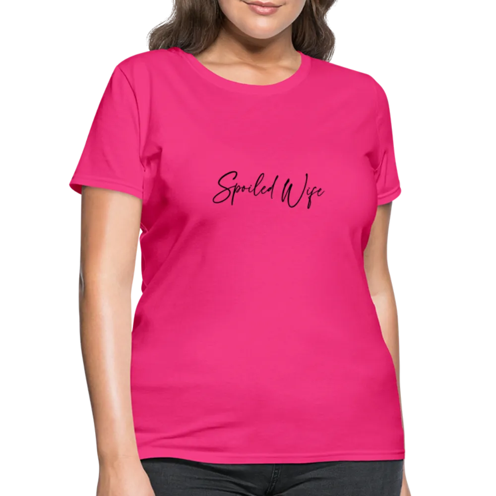 Spoiled Wife T-Shirt (Elegant Cursive Letters)