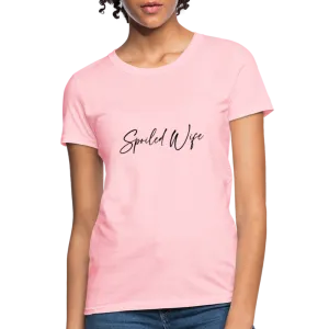 Spoiled Wife T-Shirt (Elegant Cursive Letters)