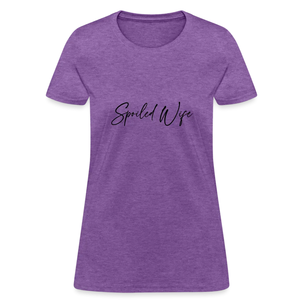 Spoiled Wife T-Shirt (Elegant Cursive Letters)