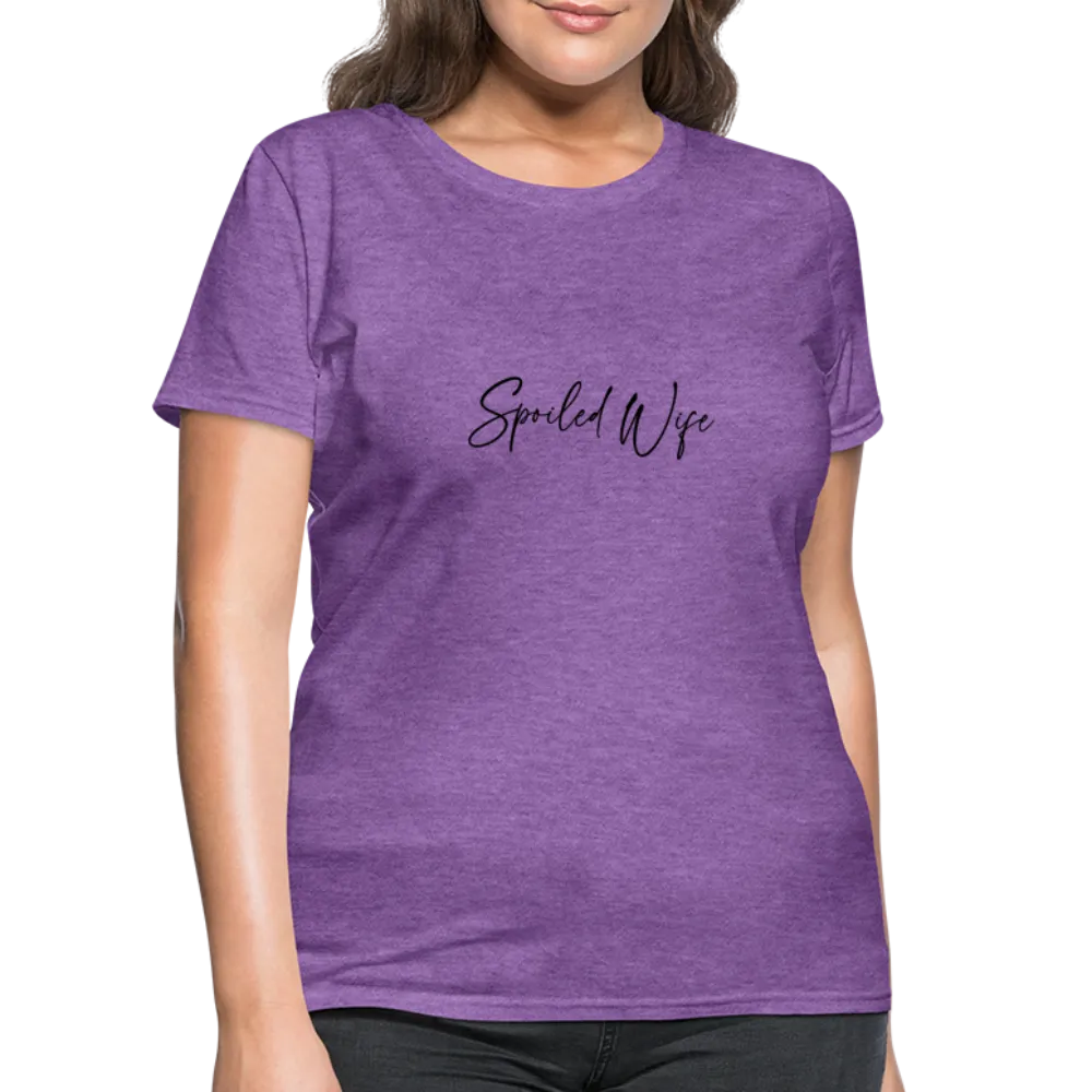 Spoiled Wife T-Shirt (Elegant Cursive Letters)