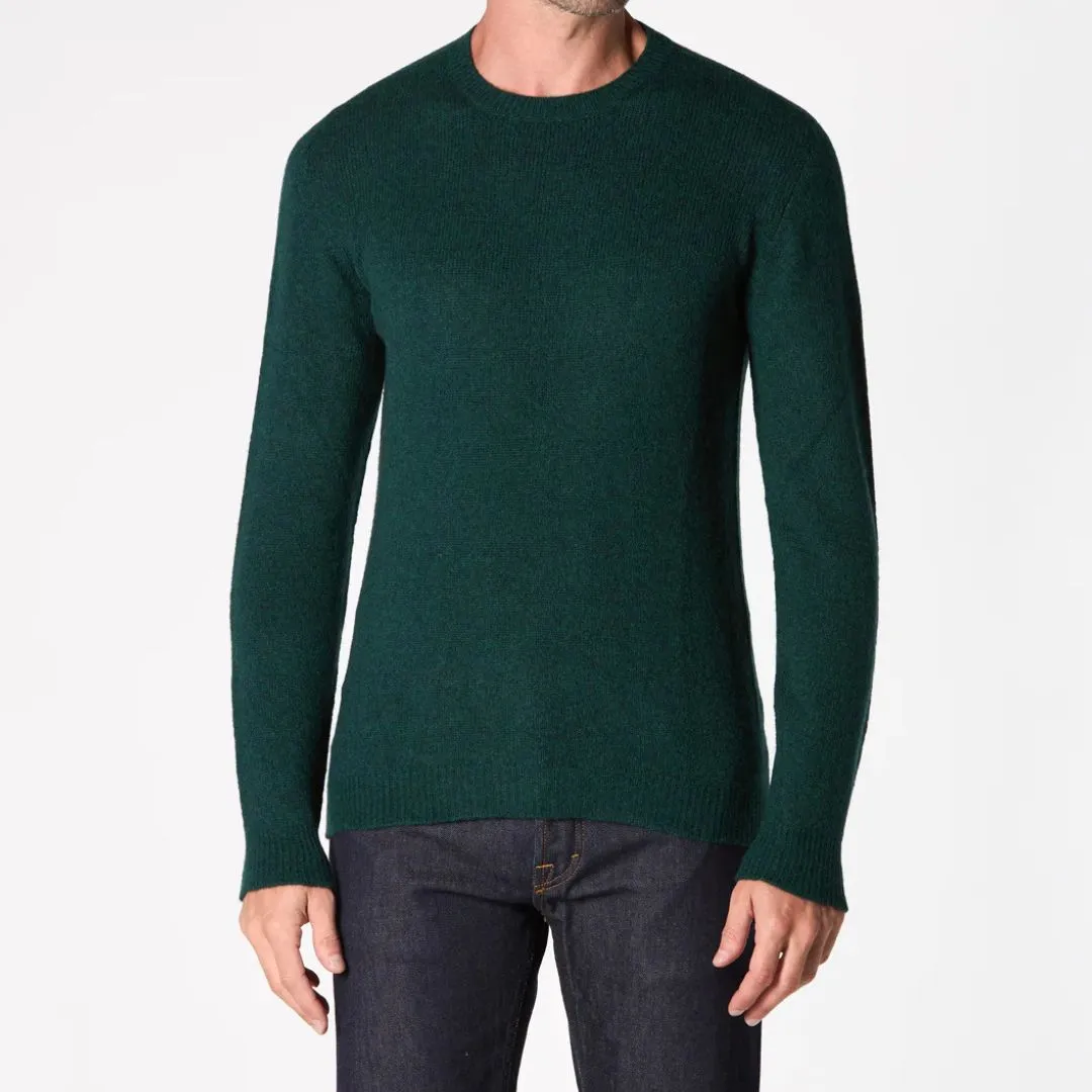 Verde Merino Camel Knit Crewneck Sweater