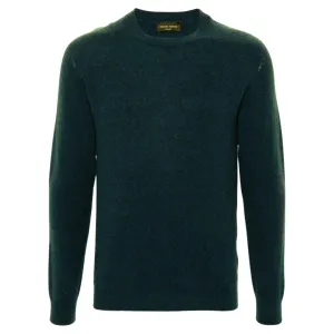 Verde Merino Camel Knit Crewneck Sweater