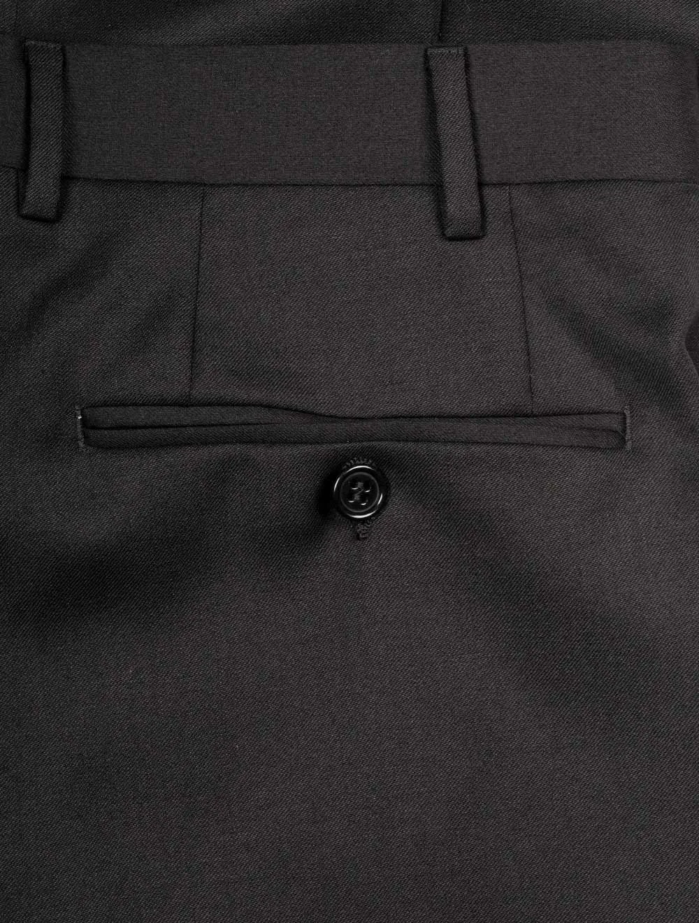 Wool Formal Trousers Black